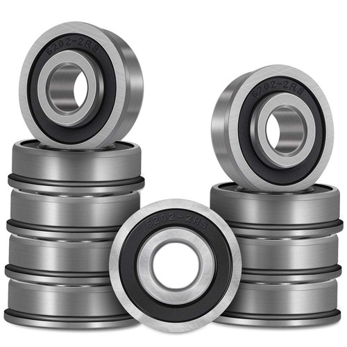 10PCS Flanged Ball Bearings ID 5/8" x OD 1-3/8" Lawn Mowe Hand Carts Wheel New - Picture 5 of 7