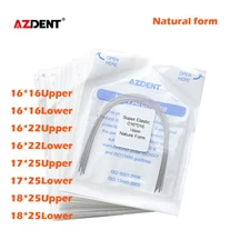 AZDENT Dental Orthodontics Niti Rectangular Arch Wires Nature Form 10 pcs/pack