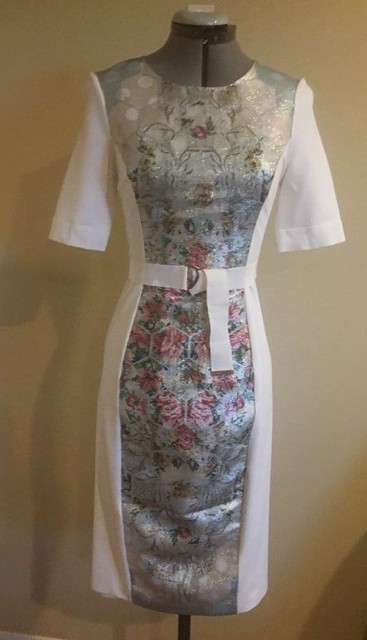 ted baker pale blue dress