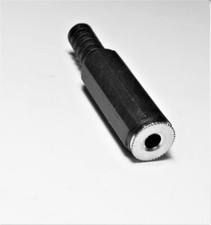 DIY 3.5mm TRS Stereo 1/8" Input Female Jack Plug with Solder On Terminal End USA