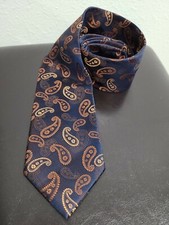 ALEXANDER JULIAN COLOURS Men's Tie Handmade Paisley Print 59 in Length.