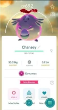 Pokemon Shiny Dynamax Chansey (Tr.a.d.e 20k stardust or P.T.C  80k stardust)