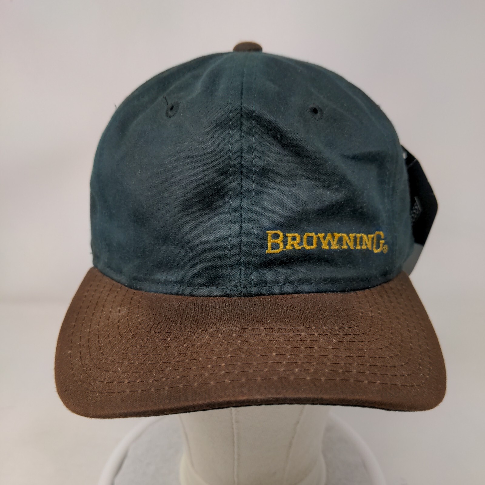 Browning Strapback Hat Green OSFA Embroidered Col… - image 2