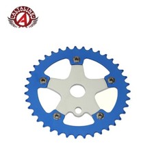 ALTALINE 39T 1PC BICYCLE CRANK SPIDER ALLOY CHAINRING 1/2 X 1/8 BLUE/SILVER.