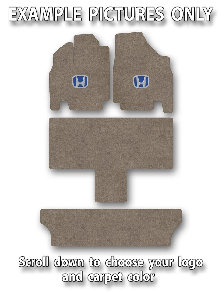 Conjunto de tapete Lloyd Velourtex para Honda Odyssey - Conjunto de 4 peças - Escolha o logotipo e a cor - Imagem 3 de 4