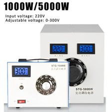 1000W/5000W 220V AC Variable Voltage Regulator Power supply 0-300V Adjustable