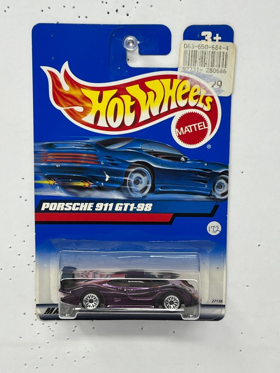 Hot Wheels Porsche 911 GT1-98 Purple 1:64 Diecast Version 2 | eBay