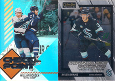 SEATTLE Kraken 2 Card Lot Ryker Evans Marquee Rookie William Borgen Check Point