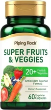 Fruits and Veggies Supplement | 60 Capsules | Superfood Fruit and Vegetables Vit
