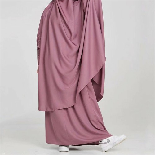 Ramadán Mujeres Khimar Vestido de Oración Kaftán Niqab Vestido Árabe Disfraces Islámicos - Imagen 99 de 315