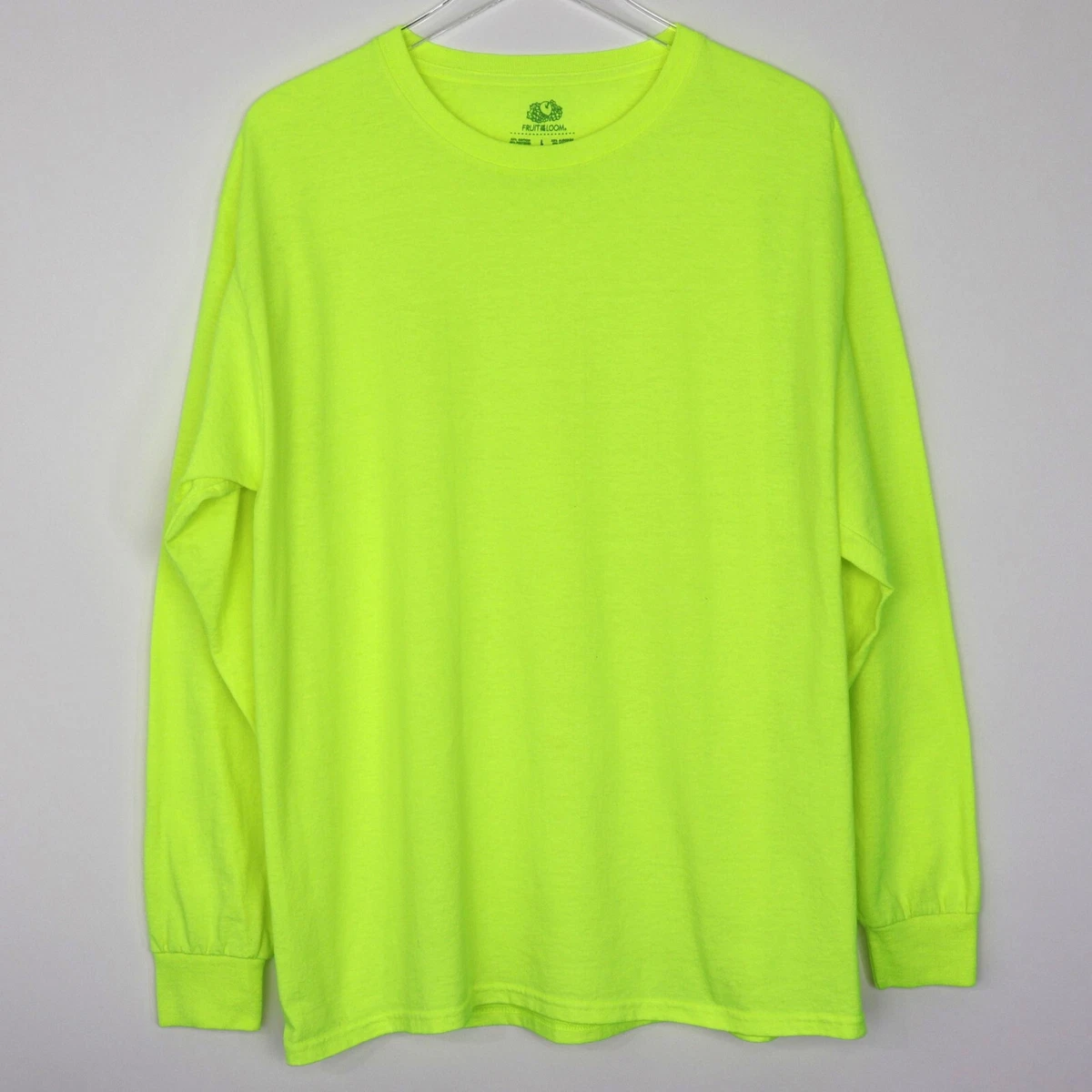 Bright yellow long sleeve clearance shirt