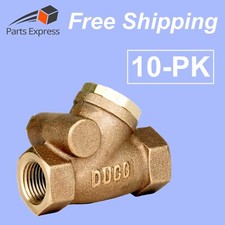 [10-PK]  1/2" SWING CHECK VALVE (BRONZE, 200 WSP) F/HIGH PRESSURE STEAM, ASME