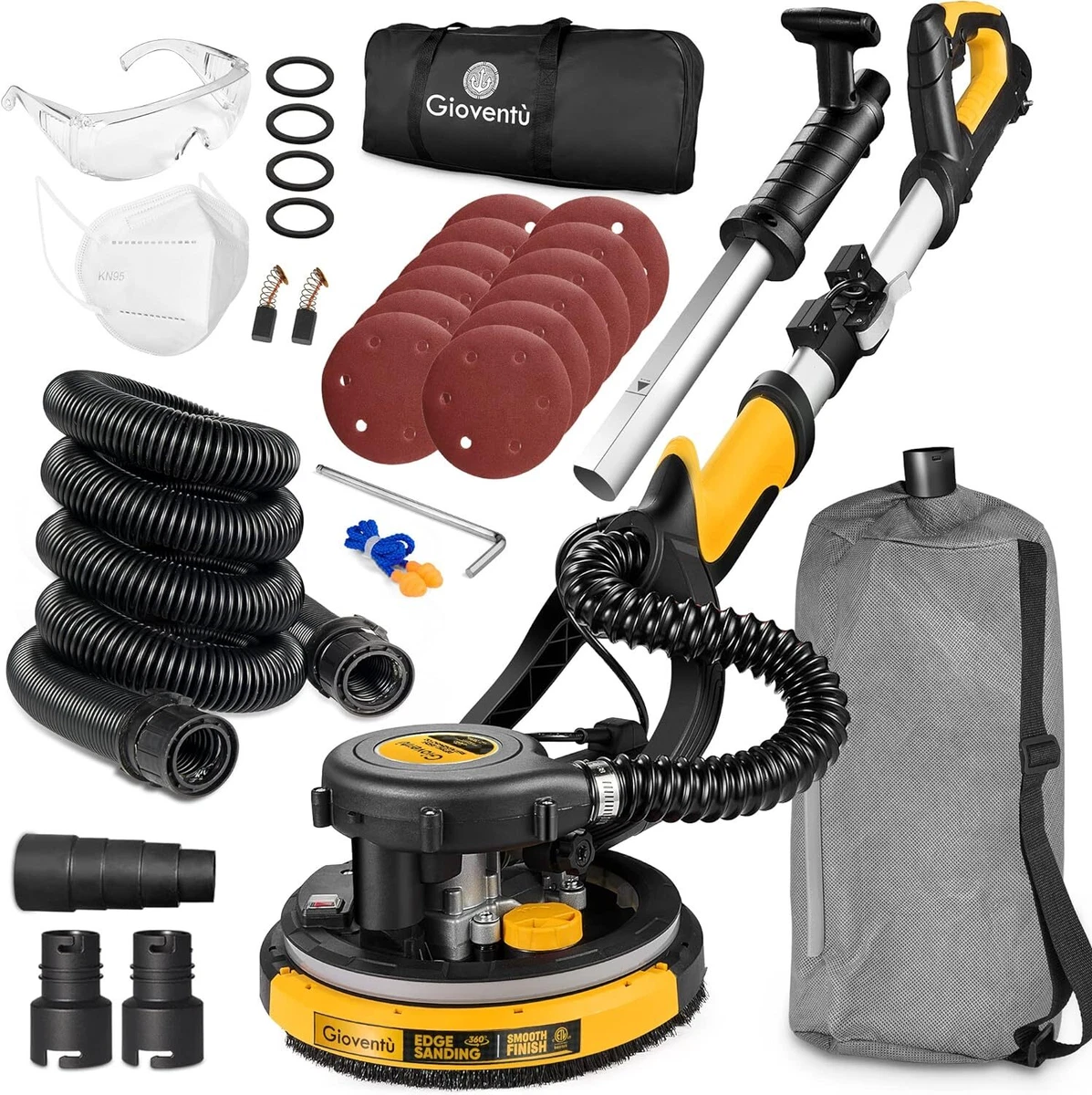 Drywall Sander With Vacuum Electric Popcorn Ceiling Sander Speed