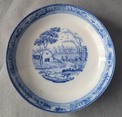 ANTIKES PERLBESTECK STEINHAUS & FISCHER BEDRUCKT GROSSE UNTERTASSE SCHALE 1800-10