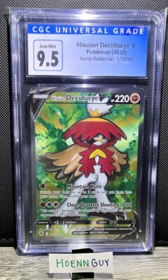 2022 Pokmon Hisuian Decidueye V FA Astral Radiance 173/189 CGC 9.5 GEM MINT | eBay 2022 Pokmon Hisuian Decidueye V FA Astral Radiance 173/189 CGC 9.5 GEM MINT | eBay