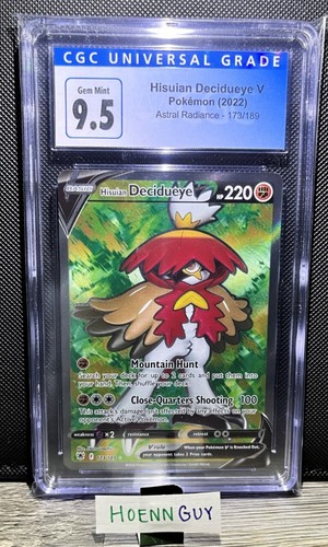 Hisuian Decidueye V graded CGC 9.5 for sale on eBay