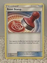 Reset Stamp 206/236 Uncommon Unified Minds Pokemon TCG