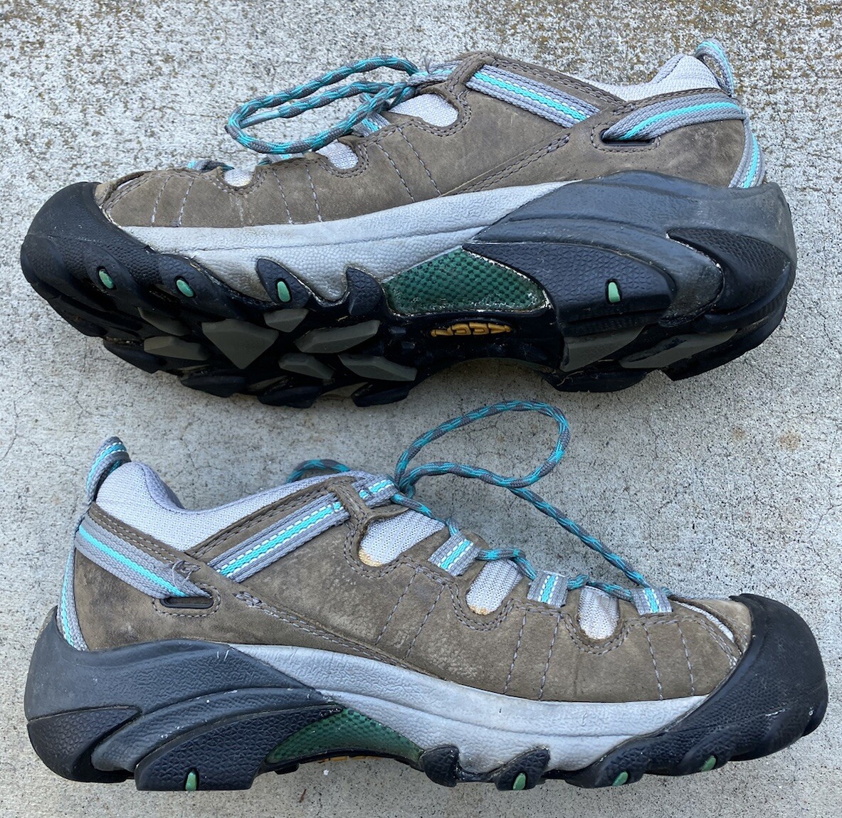 Scarpe da trekking impermeabili KEEN Dry Targhee II 1004089 da donna taglia 9 5 marrone verde acqua
