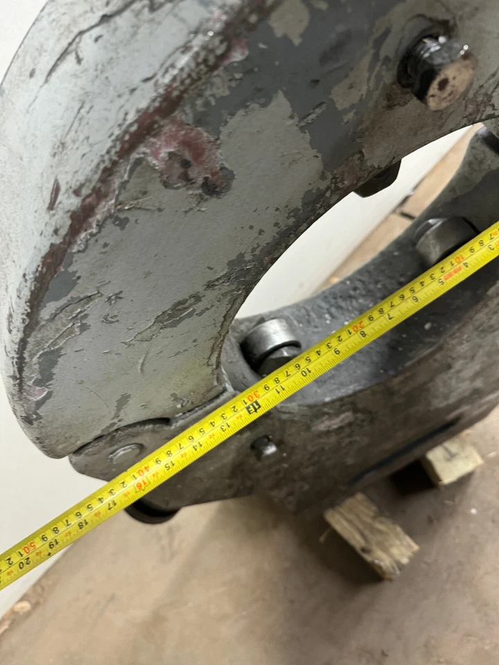 稳定休息车床 12 英寸孔超重型 Meuser LeBlond 车床 450 — 第 4/4 张图片