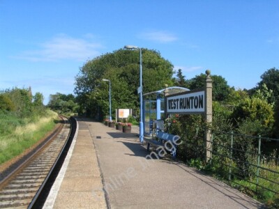Photo 6x4 West Runton station platform Minimal but nice and tidy. The rou c2011