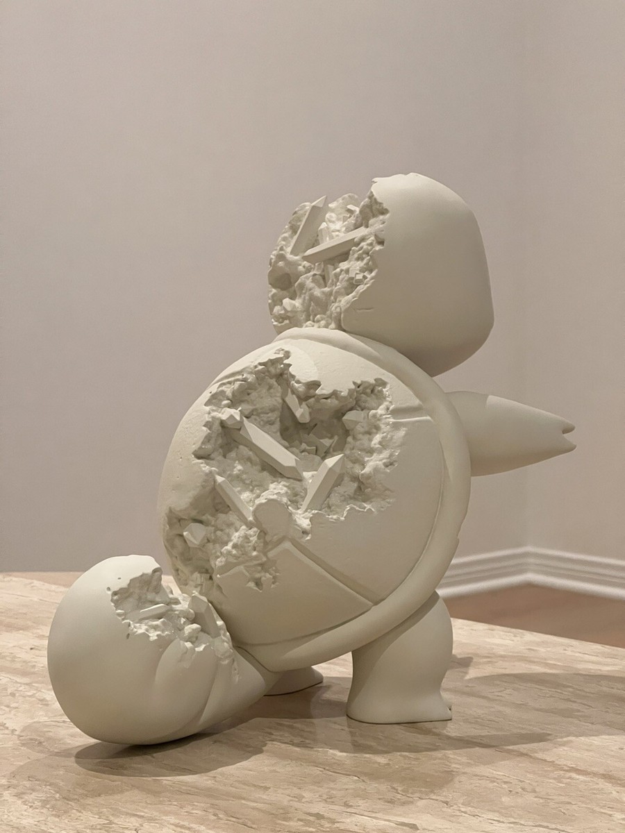 Daniel Arsham CRYSTALIZED SQUIRTLE Sculpture - 100% Authentic