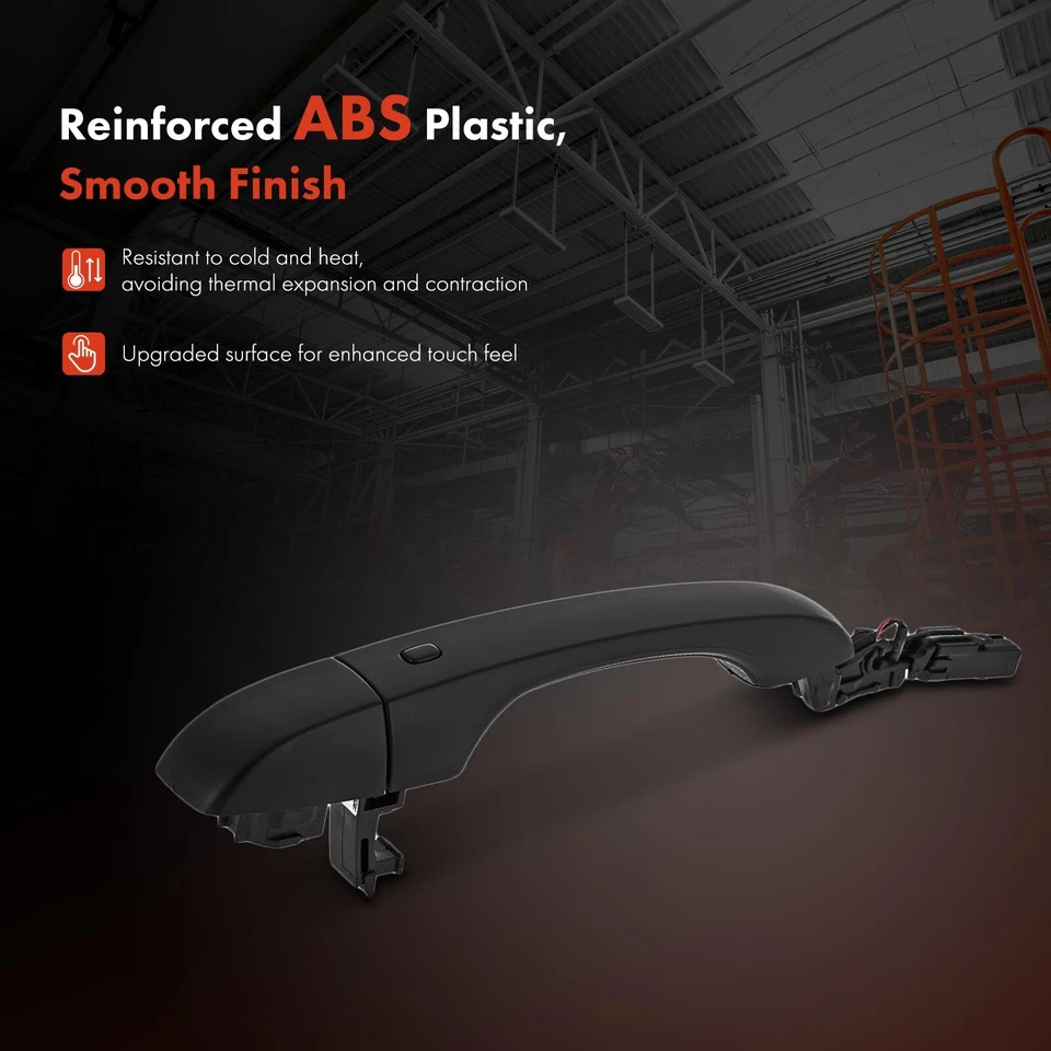 Manija de puerta exterior negra para pasajero delantero para Chrysler 300 11-20 Dodge Journey Foto 3 de 4