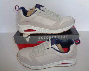 skechers mens uno trainers black