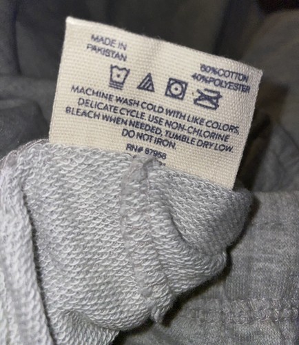 Pantalones de pijama gris Life is Good para hombre ropa de dormir pantalones de salón medianos nuevos - Imagen 7 de 7