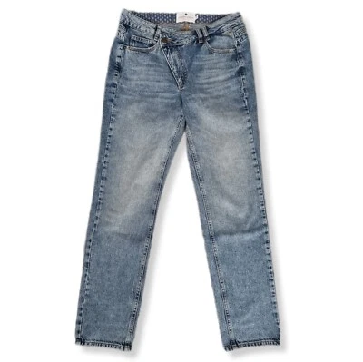 FREEMAN T. Porter Damen Jeans Harper Denim Frauen Hose Women Jeanshose Blau P3B2