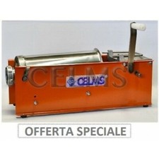 INSACCATRICE A 2 VELOCITA' 5 KG CELMS ACCIAIO VERNICIATO INOX RECIPIENTE 18/10