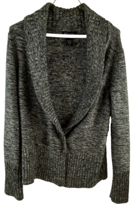 D.F.A. New York gray women s sweater size L large