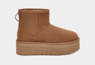Authentic UGG Classic Mini Platform Chestnut 1134991 Women's Boots