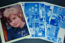MARK LESTER 1971 Vintage JPN Picture Clipping 3-SHEETS mb/q