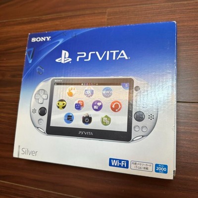 PSVITA 2000 main unit, silver, 1562 From Japan | eBay