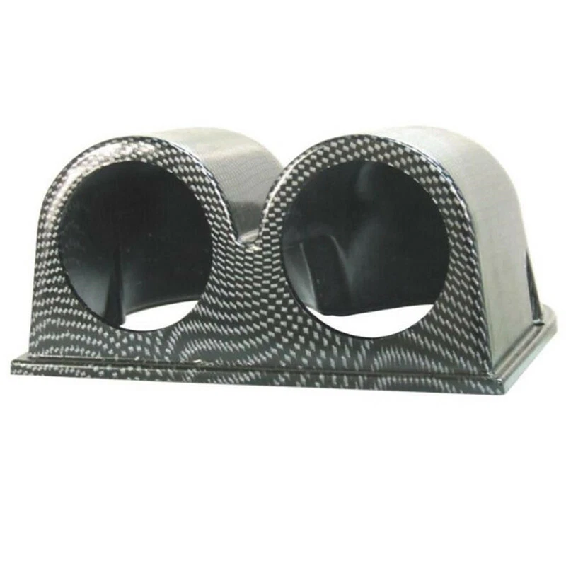 Medidor de tablero de fibra bon de 52 mm medidor de tablero montaje en pilar tablero de instrumentos taza de 2 agujeros Foto 2 de 4
