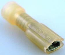 Molex ETC Nylon 22-18 GA F/I .110" Female Connector 100 Pack New Old Stock