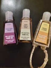 Bath and Body Works Hand Sanitizer Merlot Vanilla and Holder