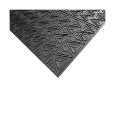 Indoor/Outdoor Scraper Door Mat, 2' x 3', Shoe and Boot Scraper Mat, Cleans M...