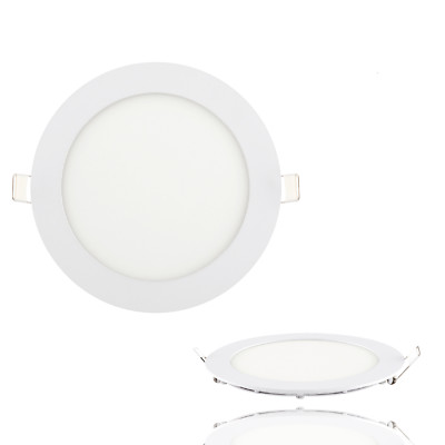 12 Watt LED Panel Einbauleuchte Einbaupanel rund 660 Lumen Ø 14,5cm flach Slim