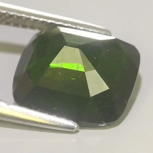 6.99 Cts NATURAL GREEN DIOPSIDE 11.5x10.7x6.9 MM LOOSE GEMSTONE FREE SHIPPING - Image 3 of 3