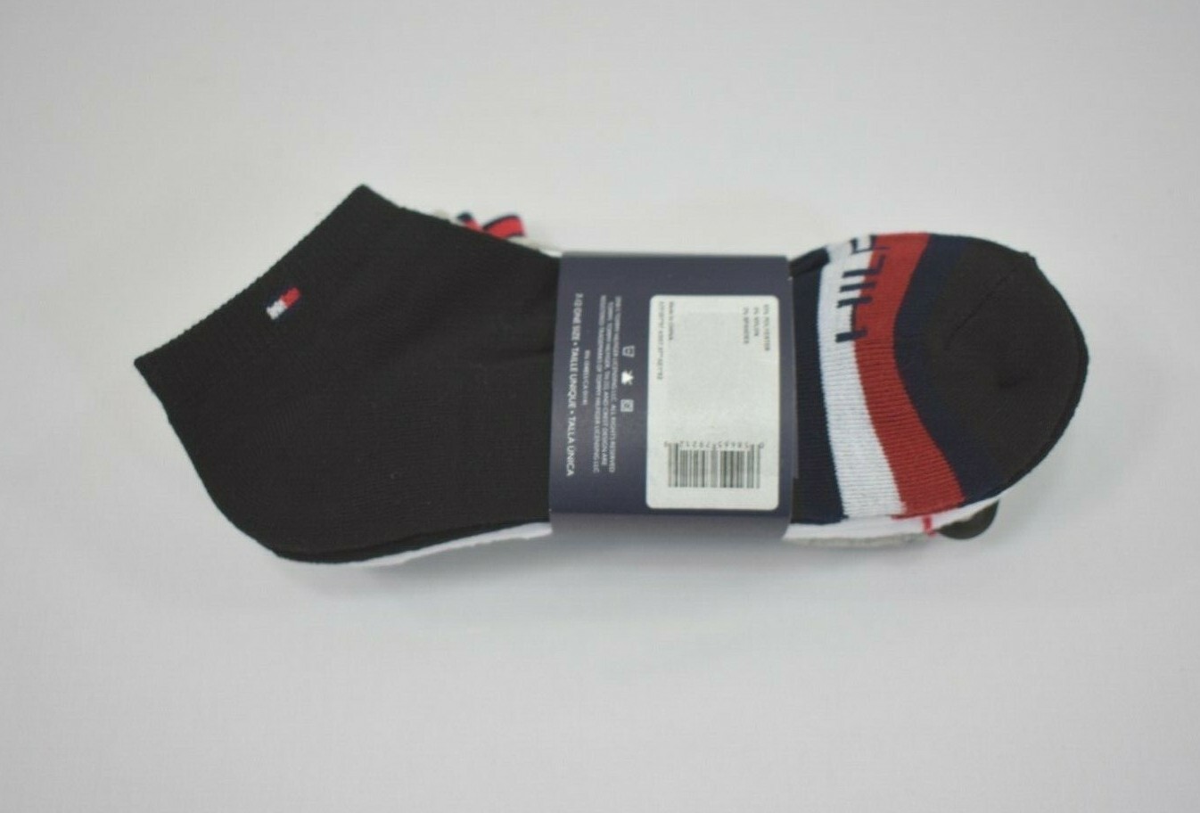 SAOLA Calze Tommy Hilfiger uomo confezione da 5 suola ammortizzata no show nuove con etichetta