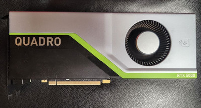 NVIDIA Quadro RTX 5000 16GB   DEFECTIVE / FOR PARTS   No Image, Fan Working