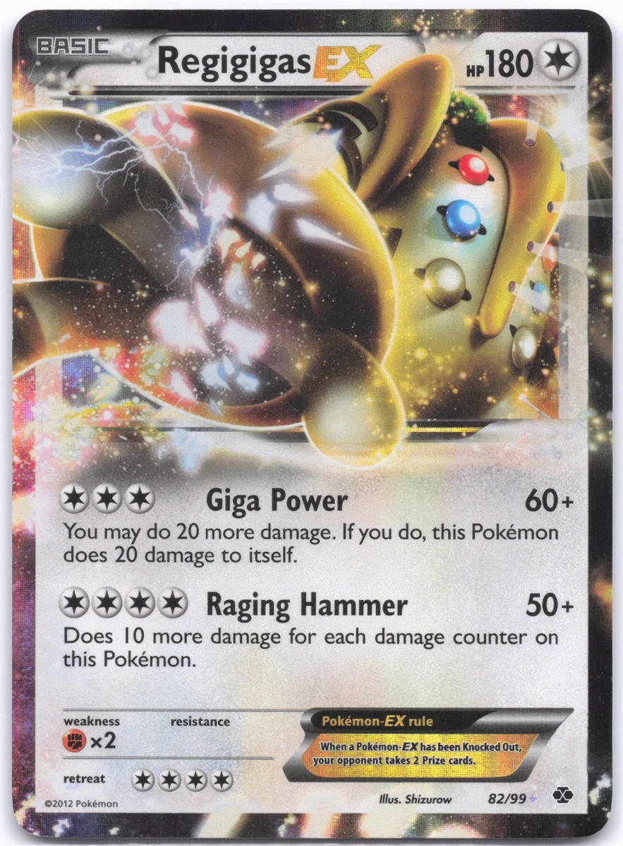 regigigas pokemon card value Regigigas Pokémon TCG Ultra Rare Individual Collectible Card Game Cards for  sale