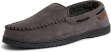 Men'S Keaton Memory Foam Indoor Outdoor Moccasin with Wide Widths Slipper