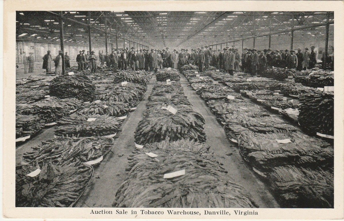Auction Sale in Tobacco Warehouse-Danville-Va-Virginia
