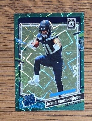 2023 Panini Donruss Optic - Rated Rookie Jaxon Smith-Njigba #293 Green Velocity