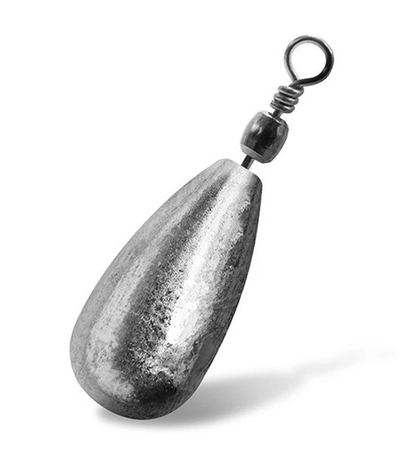 Delphin LEADS Birnenbleie mit Wirbel 3g - 30g 1Stück Grundblei Einhängeblei Blei