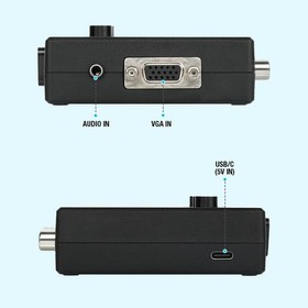 RGBS VGA to YPBPR Component Converter SCART to YPBPR for N64 PS1 PS2 Dreamcast j