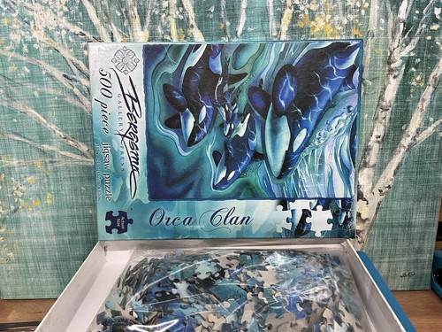 Jody Bergsma Gallery Press ORCA CLAN 500 Piece Jigsaw Puzzle New - Picture 1 of 6