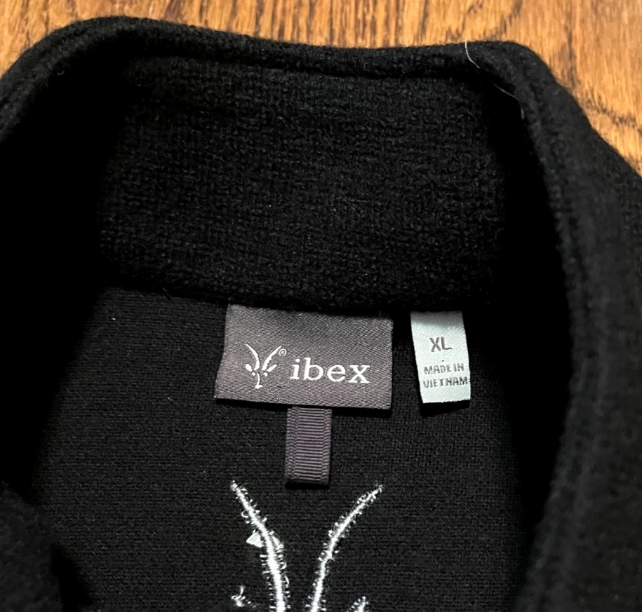Colete Ibex Shak Masculino XL Preto Lã Merino EXCELENTE ESTADO - Imagem 3 de 3